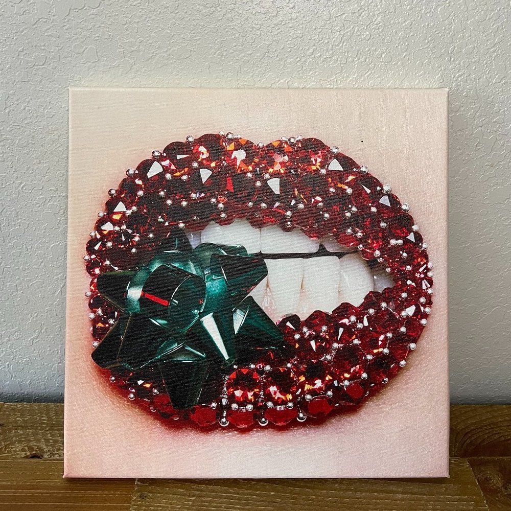 ⚡️Price Drop⚡️Christmas Bow Canvas Wall Art Picture